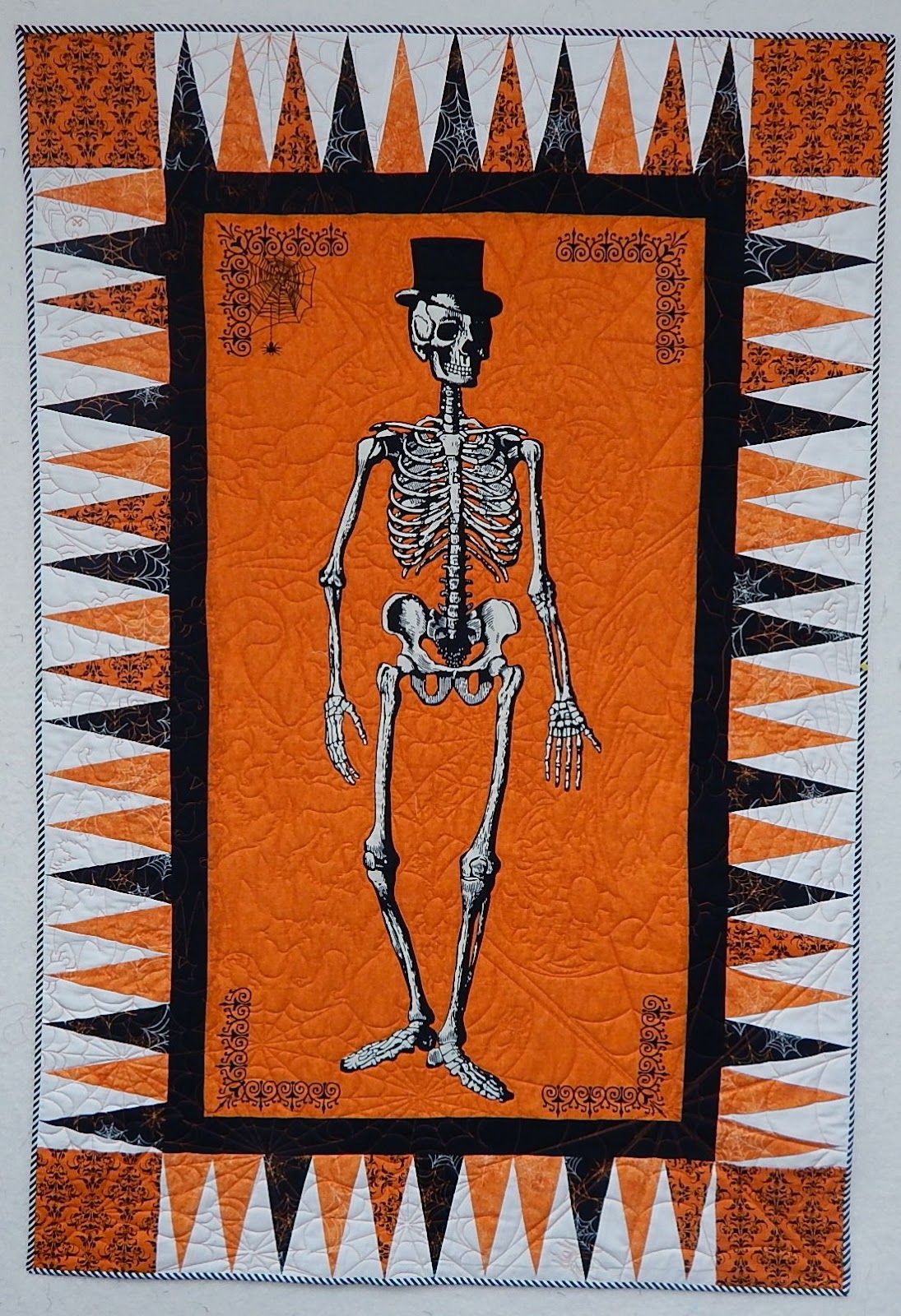 Halloween Skeleton CLA1110338Q Quilt Blanket