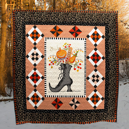 Halloween Witch CLA0810218Q Quilt Blanket