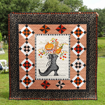 Halloween Witch CLA0810218Q Quilt Blanket