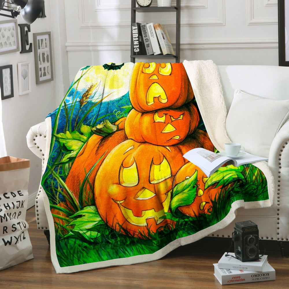 Halloween BL180968F Sherpa Fleece Blanket
