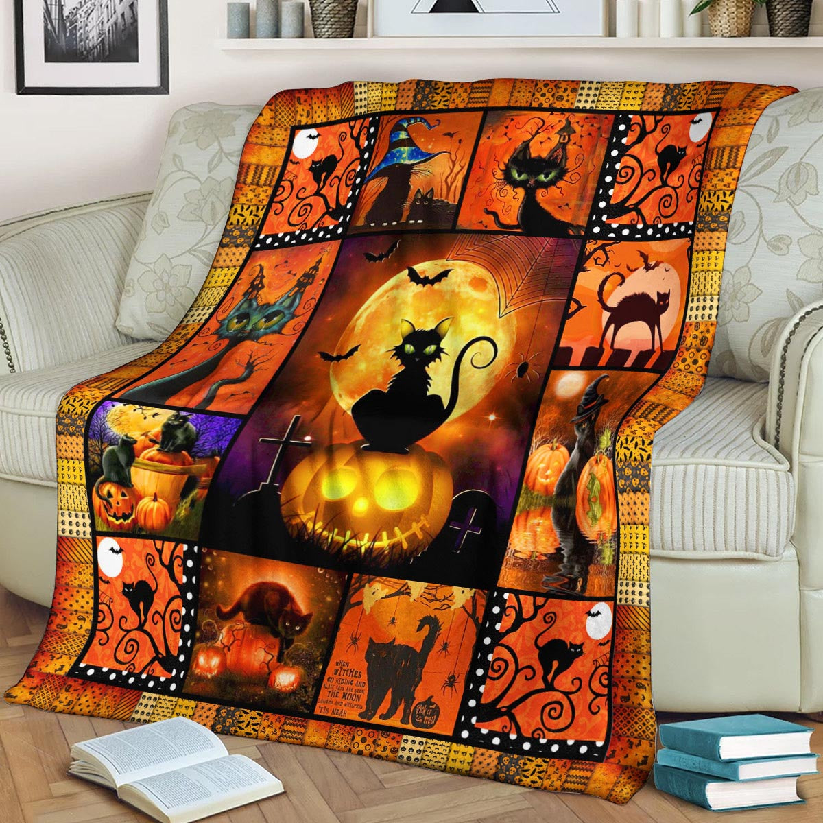 Halloween CL170838MD Sherpa Fleece Blanket