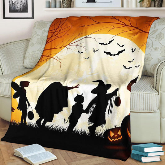 Halloween HN090964F Sherpa Fleece Blanket