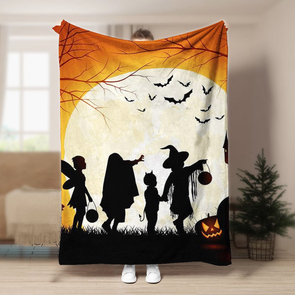 Halloween HN090964F Sherpa Fleece Blanket