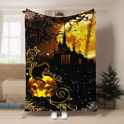 Halloween HN280831F Sherpa Fleece Blanket