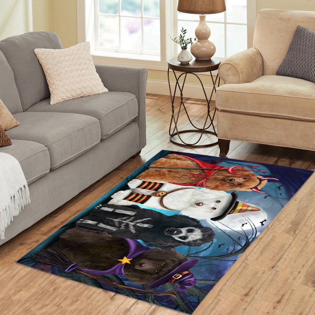 Halloween Poodle CL18111242MDR Rug