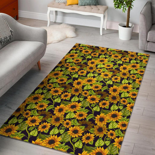 Hand Drawn Sunflower CL17100347MDR Rug