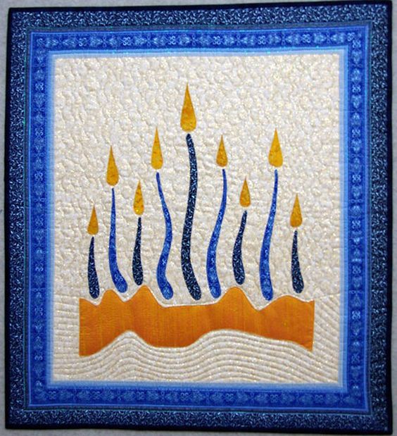 Hanukkah Jewish CLA1010322Q Quilt Blanket