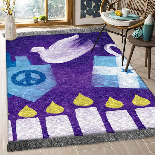 Hanukkah Peace NN2009096F Decorative Floor-cloth