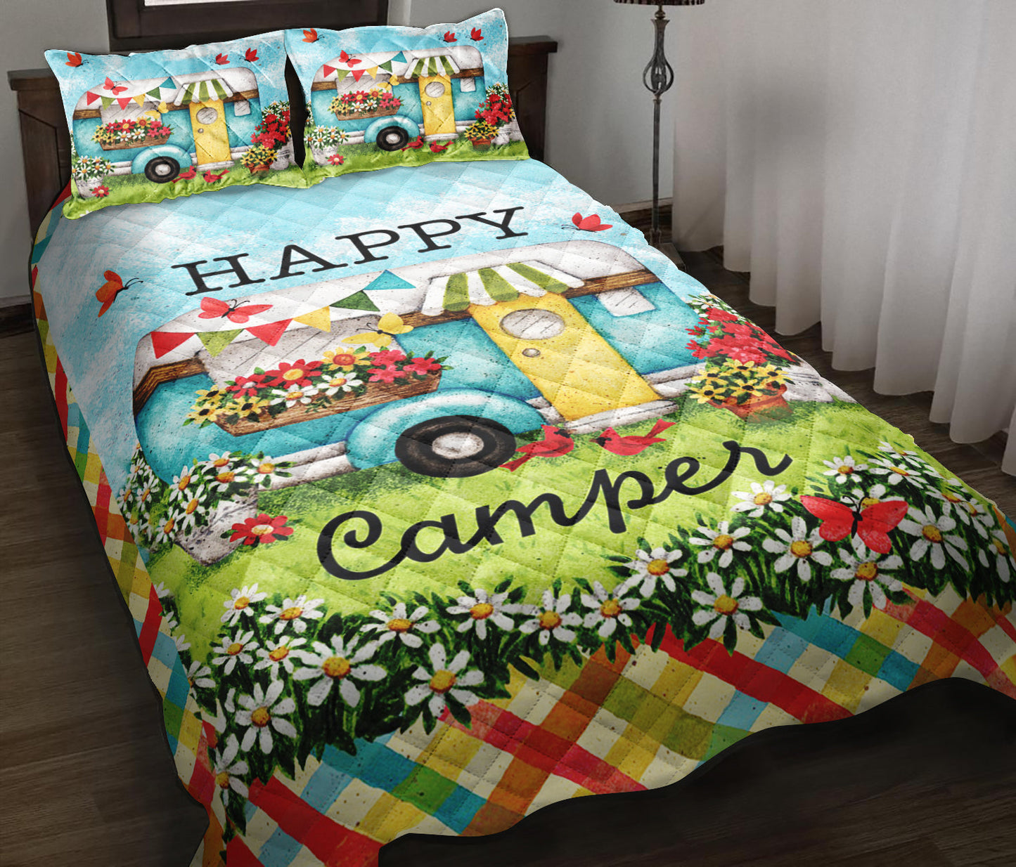 Happy Camper Quilt Bedding Set ND100905