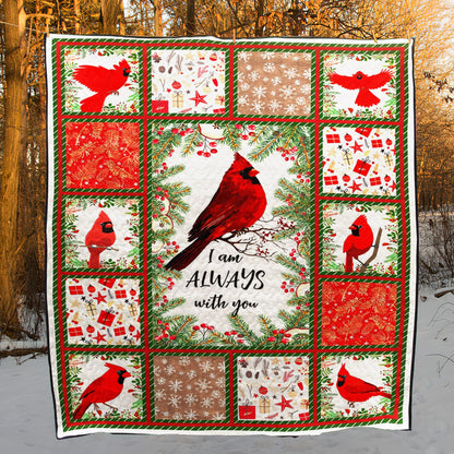 Happy Cardinal CLA31100812Q Quilt Blanket