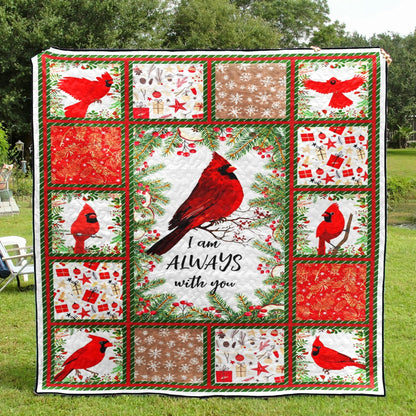 Happy Cardinal CLA31100812Q Quilt Blanket