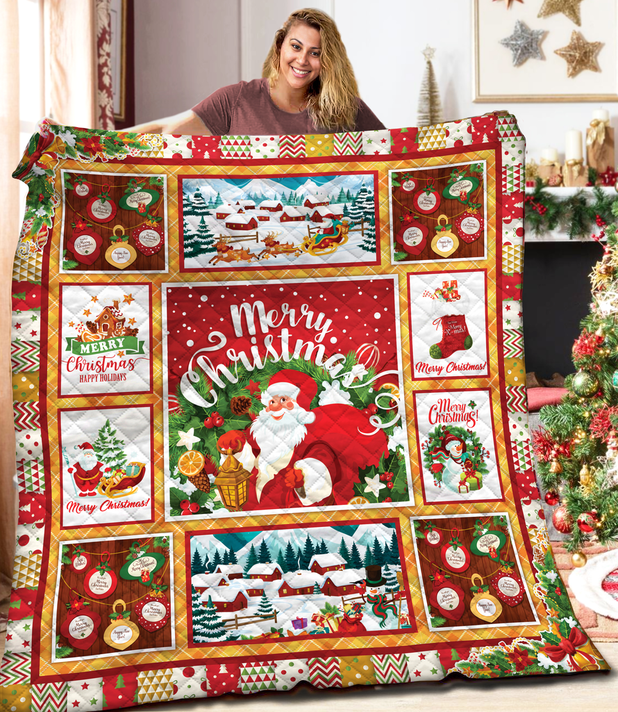 Happy Santa ND261005 Quilt Blanket