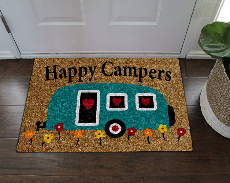 Happy Happy Camper CLA1710090D Non-slip Door mats