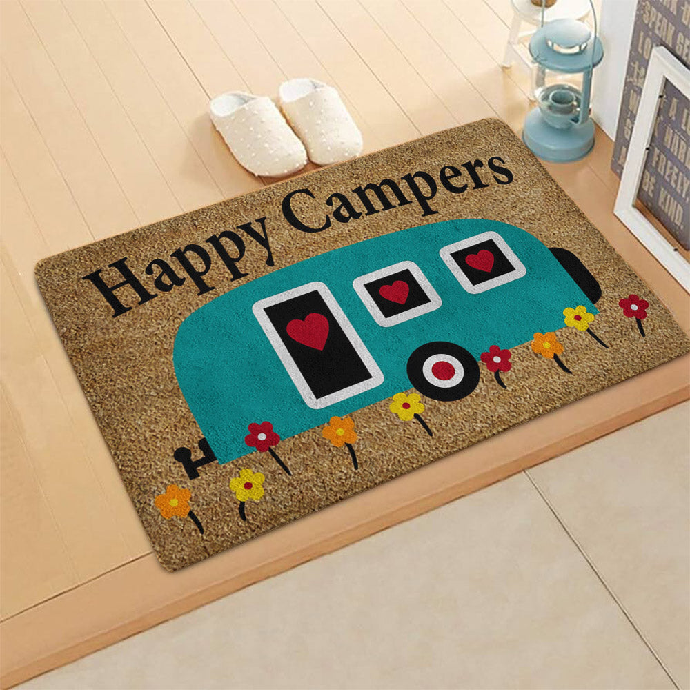 Happy Happy Camper CLA1710090D Non-slip Door mats