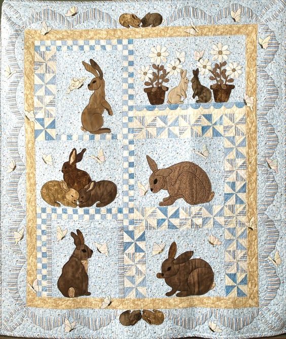 Hares CLA1410309Q Quilt Blanket