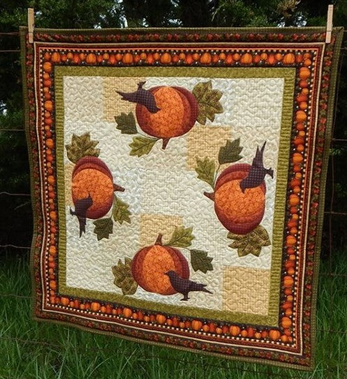 Harvest Bird CLM12120659 Quilt Blanket