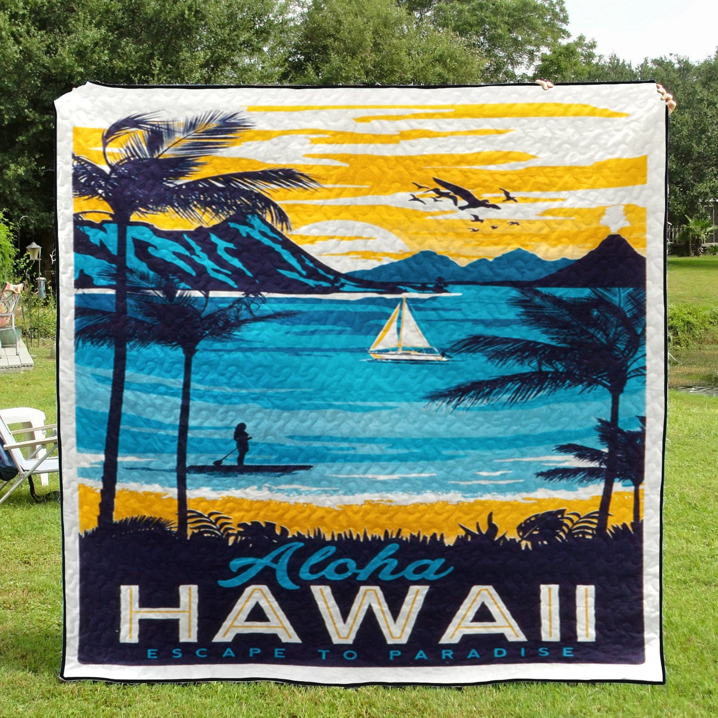 Hawaii CLA05121555Q Quilt Blanket