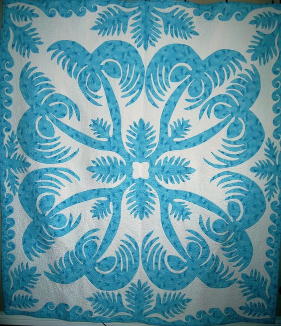 Hawaiian Palm Tree CLA0810258Q Quilt Blanket