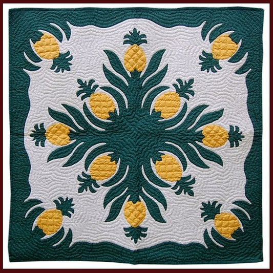 Hawaiian Pineapple CLA0810259Q Quilt Blanket