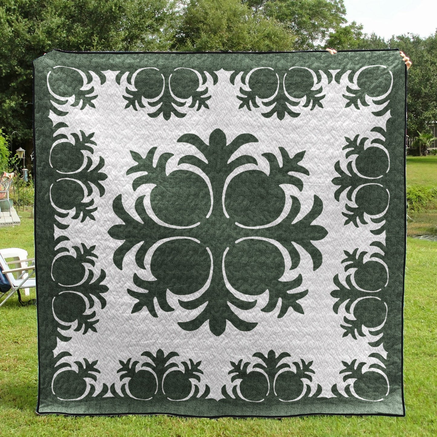 Hawaiian Pineapple CLM3110187 Quilt Blanket