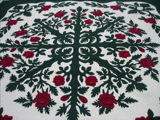 Hawaiian Roses CLM0211279 Quilt Blanket