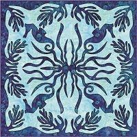 Hawaiian Seahorse CLM1910052Q Quilt Blanket