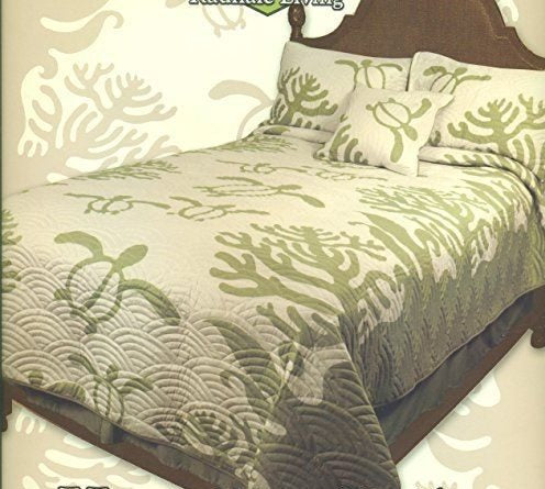 Hawaiian Turtle CLM1510078B Quilt Bedding Set