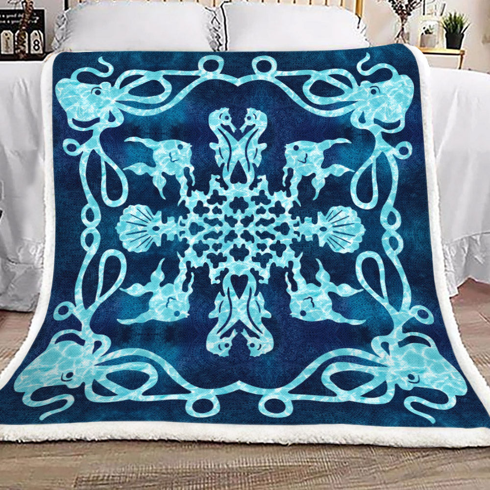 Hawaiian YH3110220F Sherpa Fleece Blanket