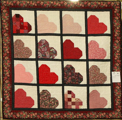 Heart CLA2410326Q Quilt Blanket