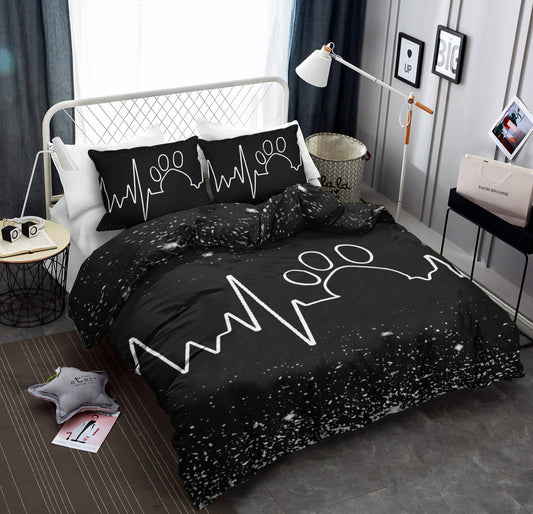 Heart Beat With Paw CLA22100886B Bedding Sets