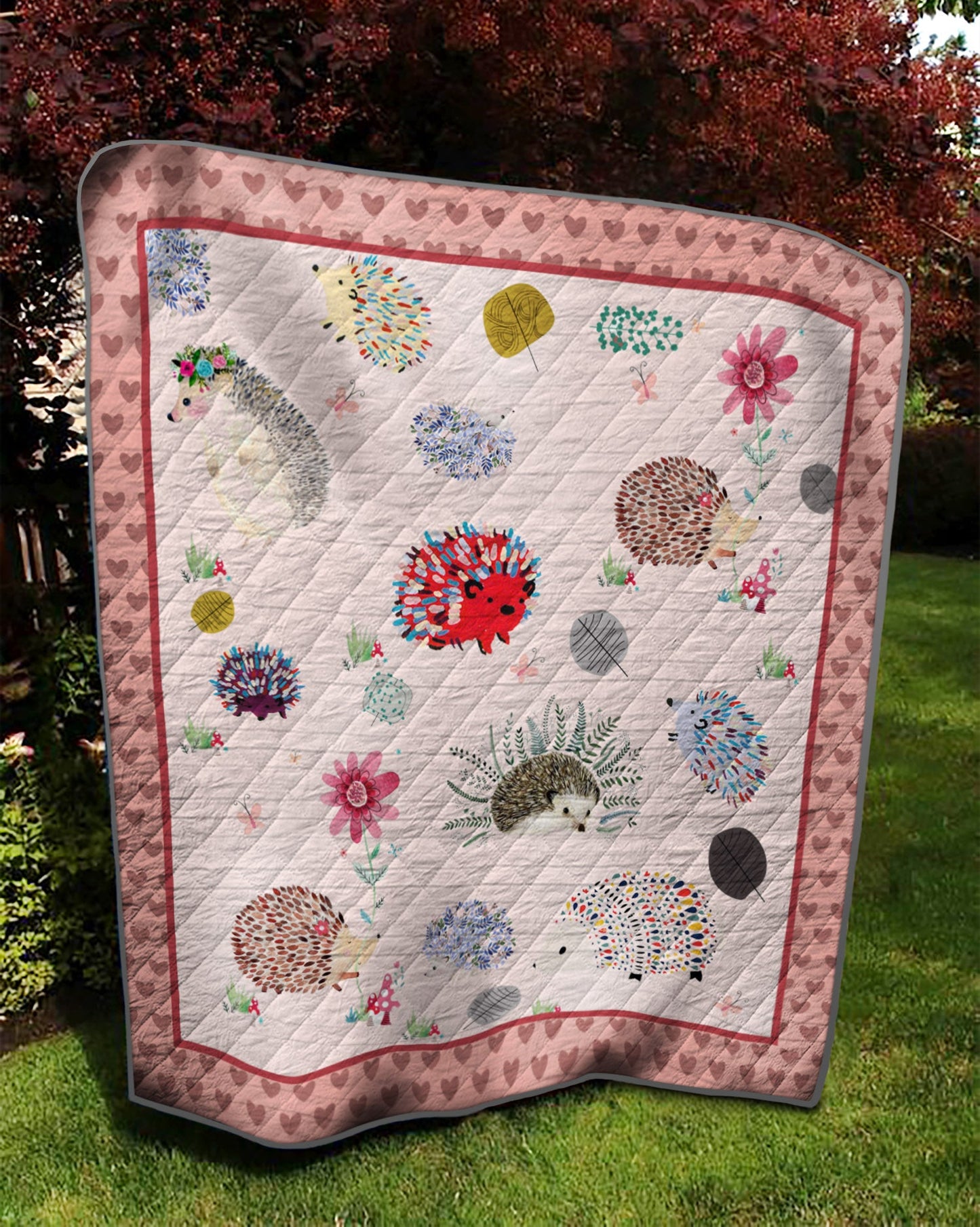 Hedgehog TD21110201 Quilt Blanket