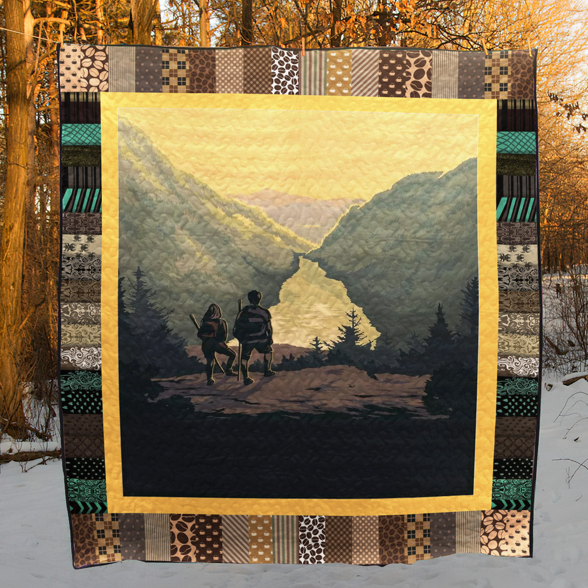 Hiking CL28100823MDQ Quilt Blanket