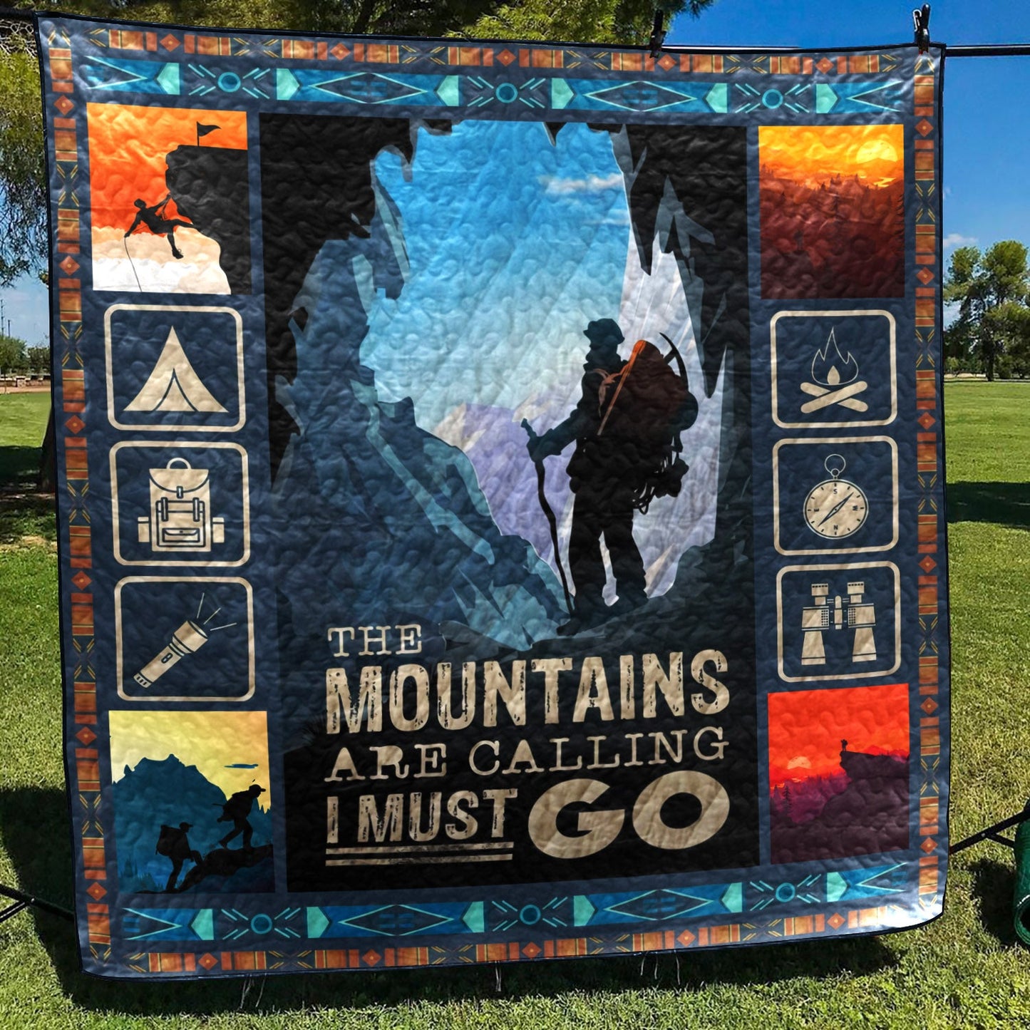 Hiking CLA1510201Q Quilt Blanket