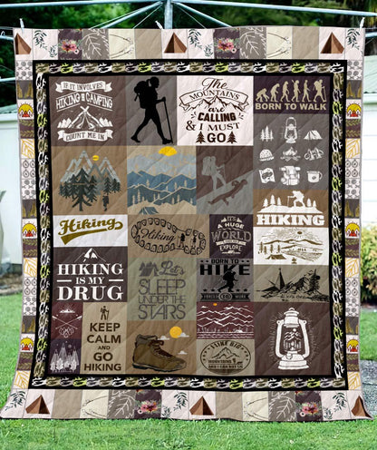 Hiking Mountains CLM1111281 Quilt Blanket