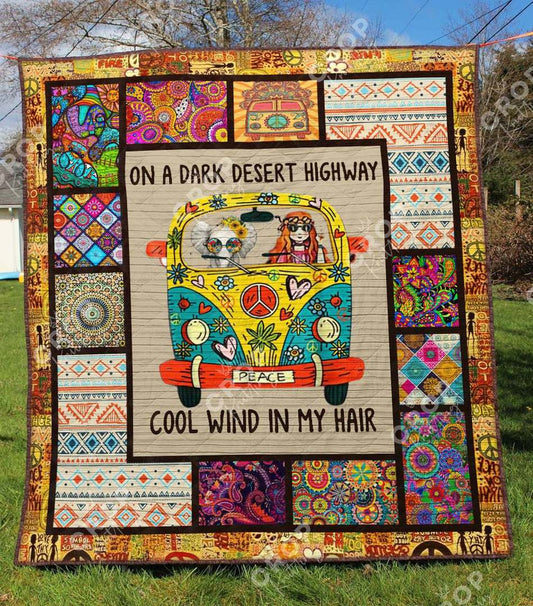 Hippie BI010701B TBG Quilt Blanket