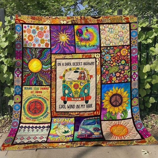 Hippie BI010806C TBG Quilt Blanket