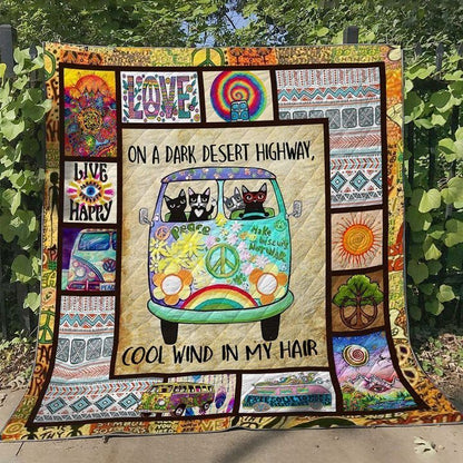 Hippie BI020804C TBG Quilt Blanket