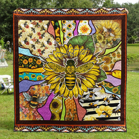 Hippie Bee Quilt Blanket TL300601Y