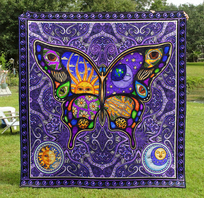 Hippie Butterfly Quilt Blanket TL250603Y