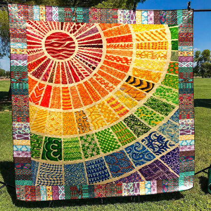 Hippie CL28100835MDQ Quilt Blanket