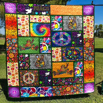 Hippie CLA1610586Q Quilt Blanket