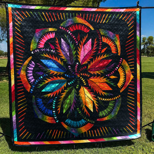 Hippie Color Quilt Blanket HN170602M