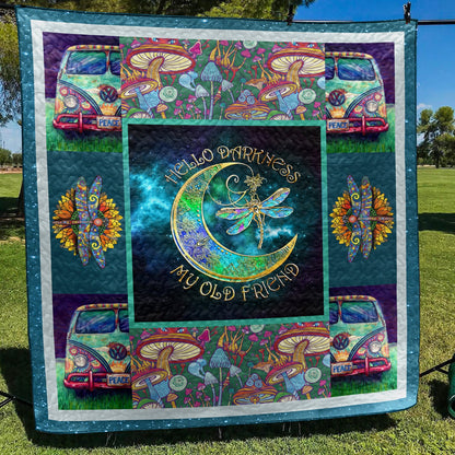 Hippie Dragonfly Quilt Blanket TL010704Y