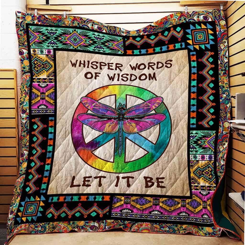 Hippie Dragonfly CL130676 Quilt Blanket