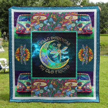 Hippie Dragonfly Quilt Blanket TL010704Y