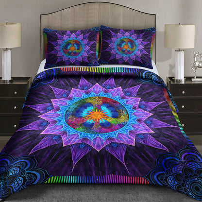 Hippie Flower Sun Quilt Bedding Set TL160601QS