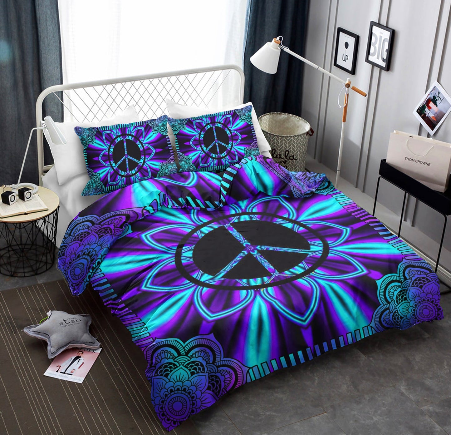 Hippie Peace Duvet Cover Bedding Sets TL160602BS