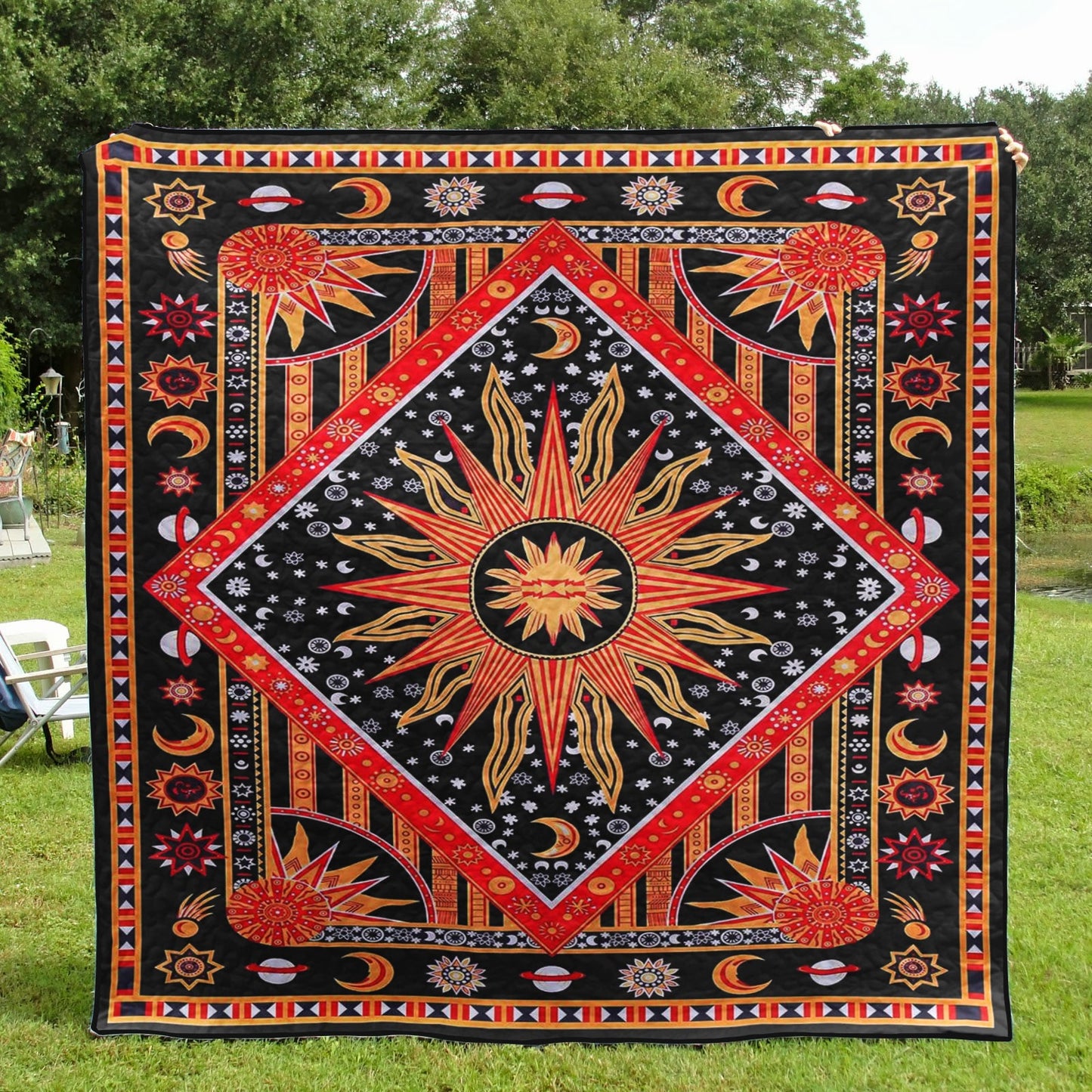 Hippie Quilt Blanket HN170604M