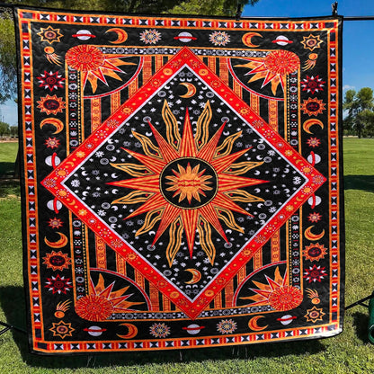 Hippie Quilt Blanket HN170604M