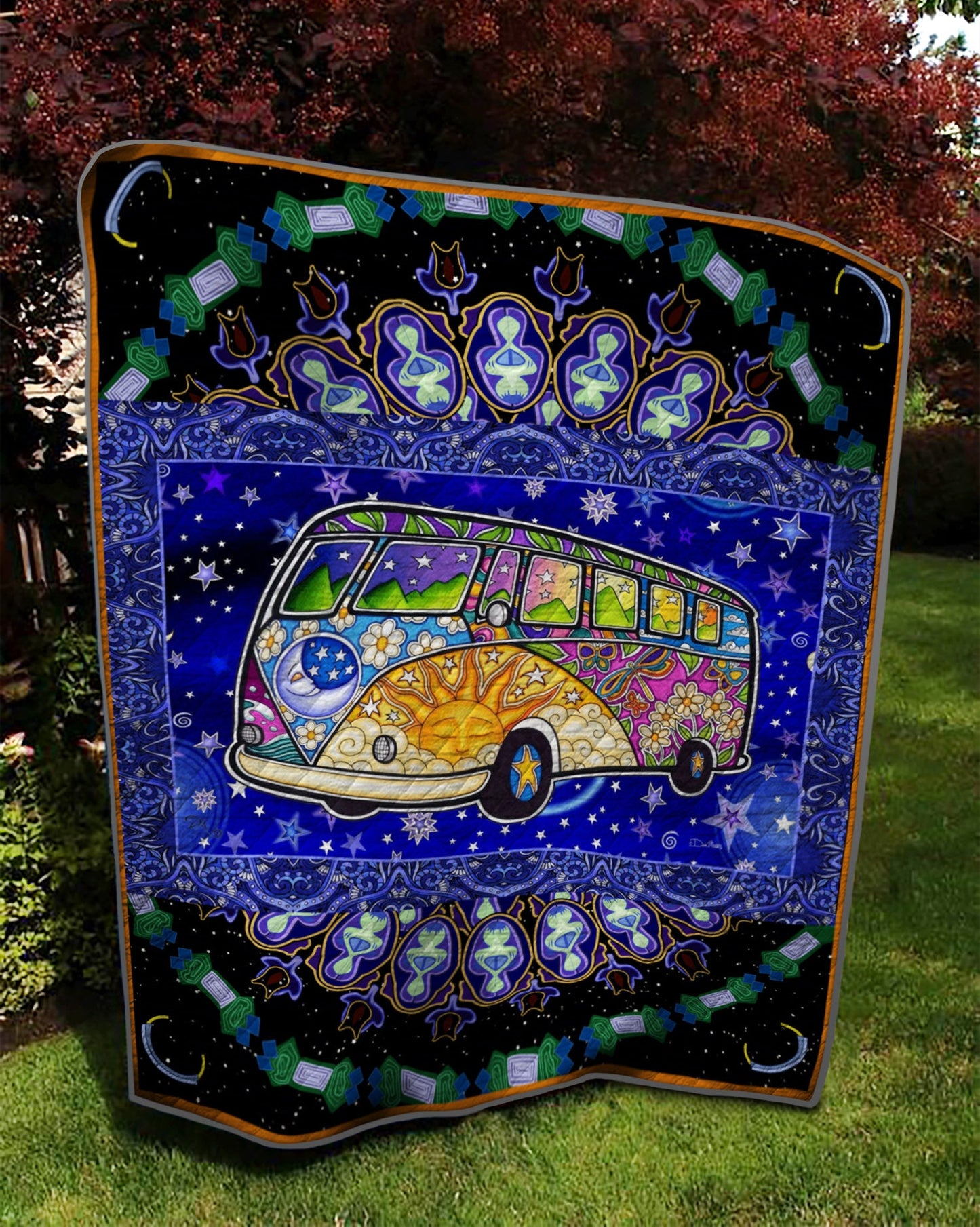 Hippie Ride To Star TD21110199 Quilt Blanket